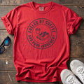 Fueled by Coffee and Poor Judgement Tee — Red