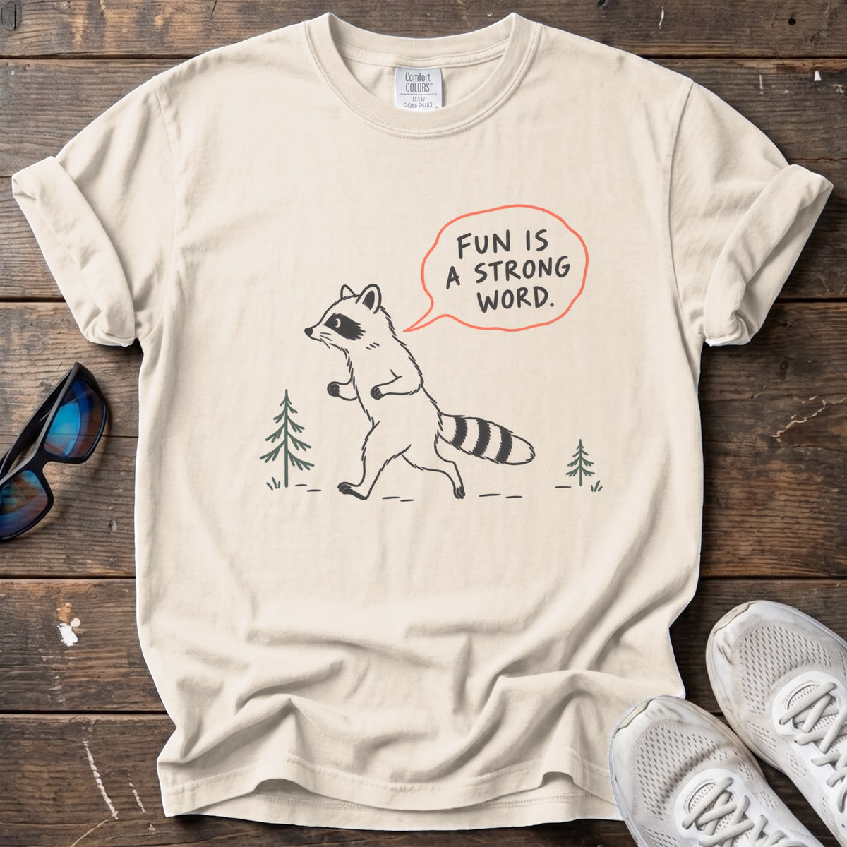 Fun Is a Strong Word Tee — Ivory