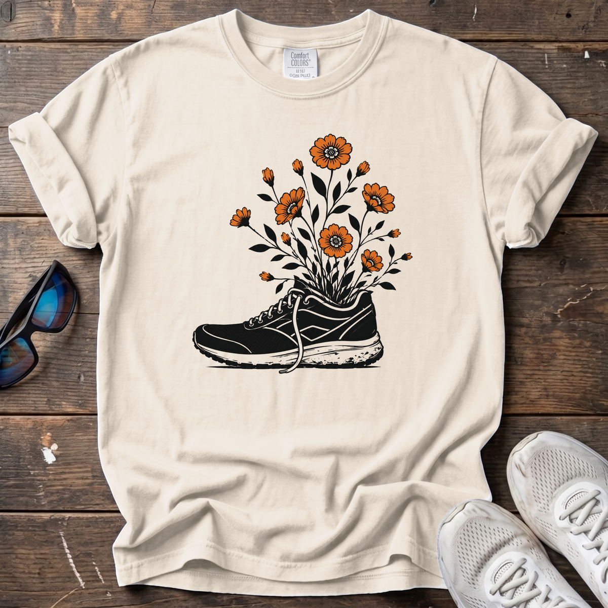 Garden Pace Tee — Ivory