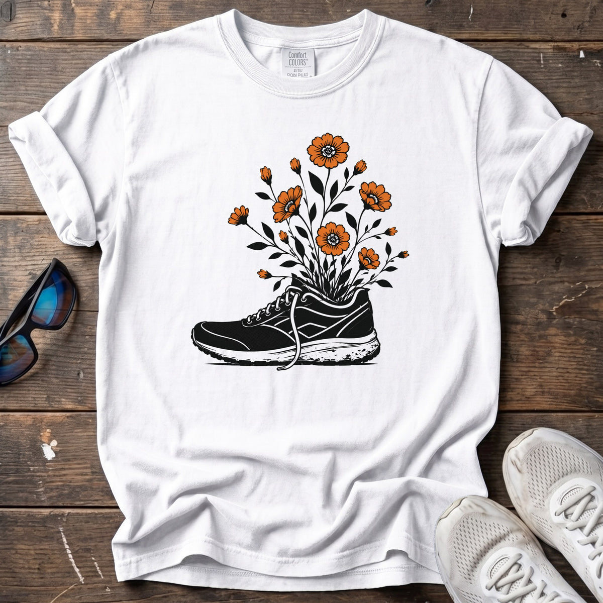 Garden Pace Tee — White