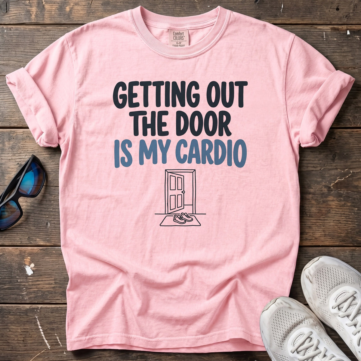 Getting Out the Door Tee — Blossom