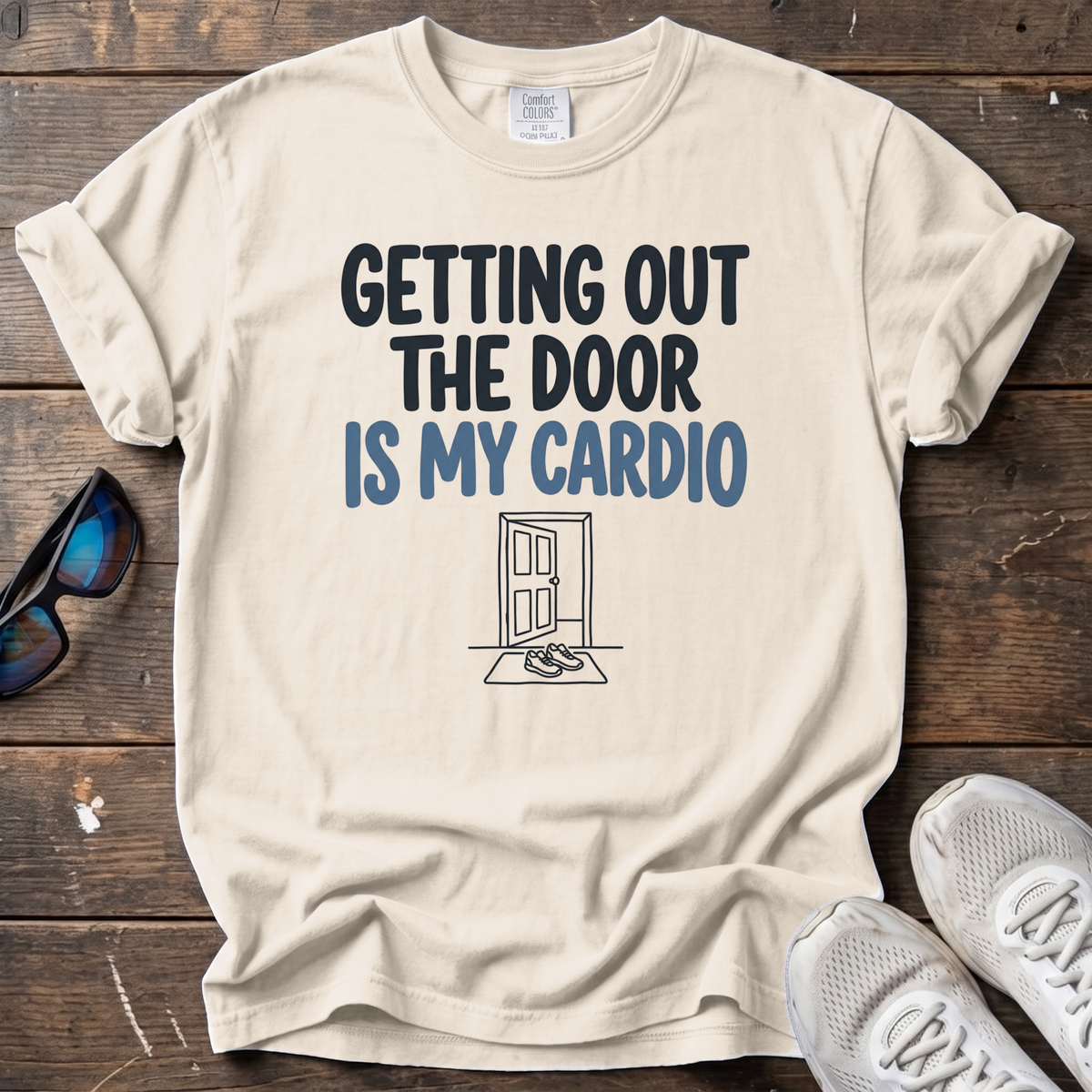 Getting Out the Door Tee — Ivory
