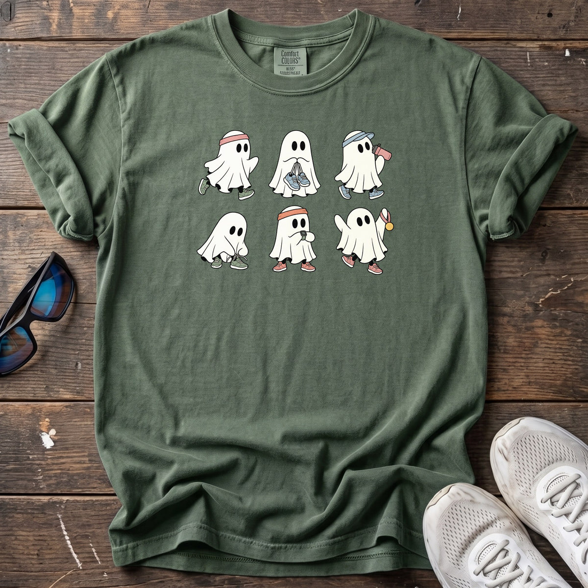 Ghost Life Tee — Moss
