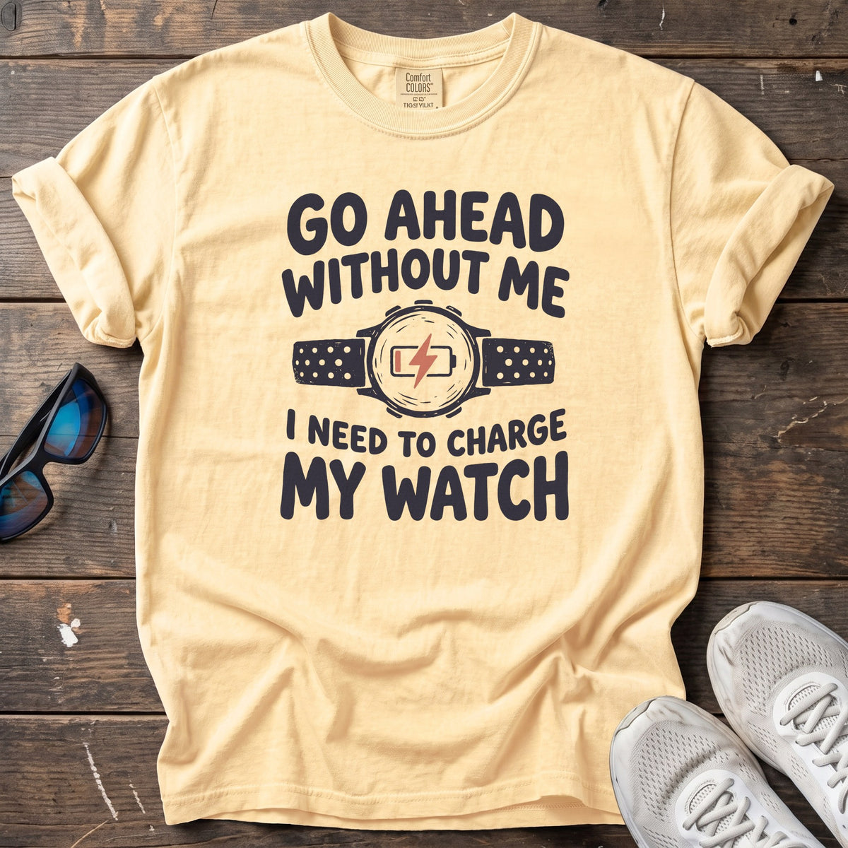 Go Ahead Without Me Tee — Butter