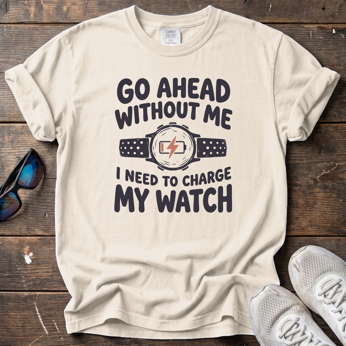 Go Ahead Without Me Tee — Ivory