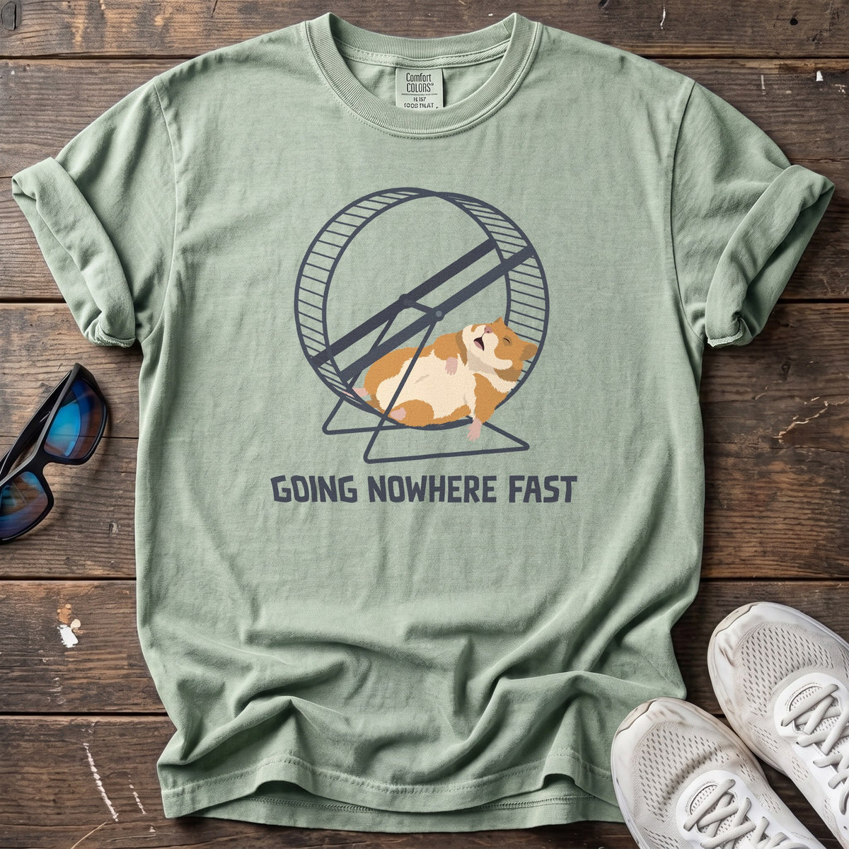 Going Nowhere Fast Tee — Bay