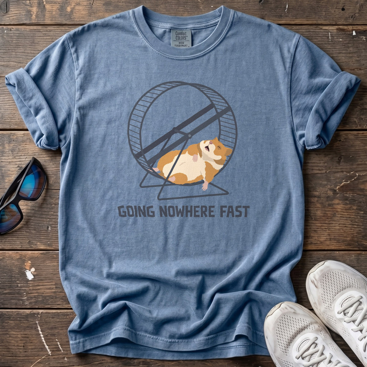 Going Nowhere Fast Tee — Blue Jean