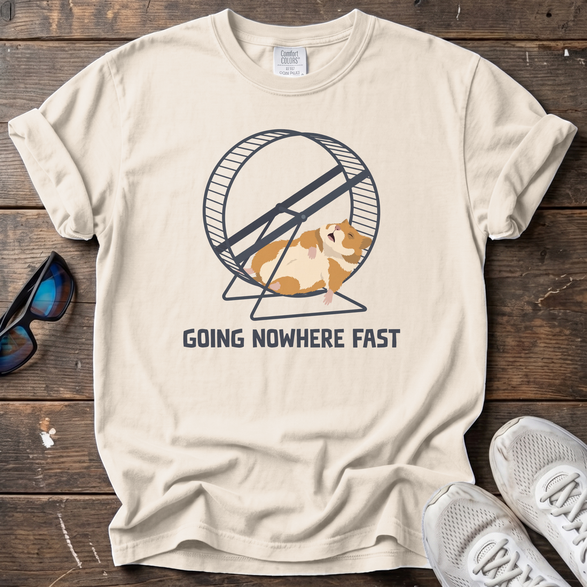 Going Nowhere Fast Tee — Ivory