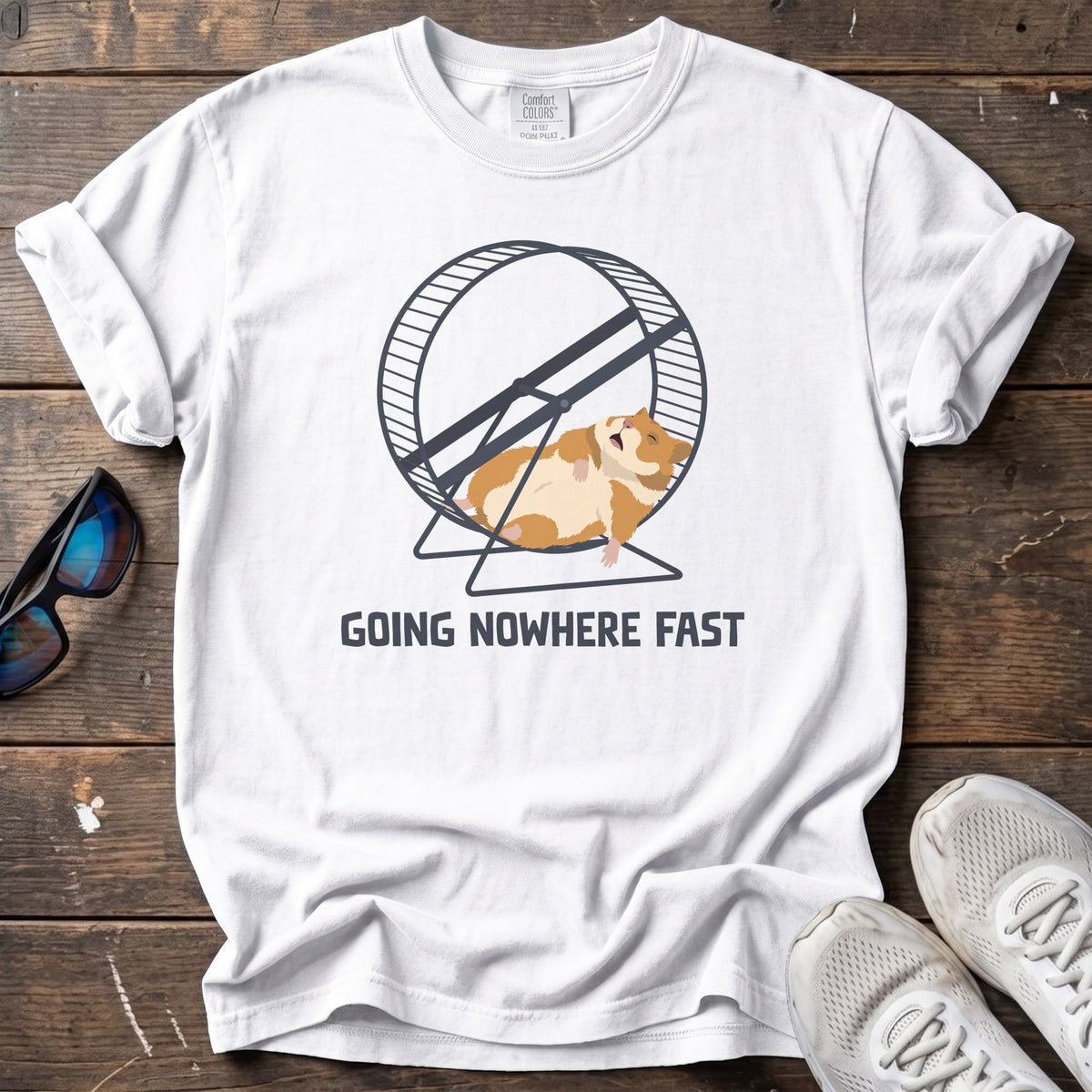 Going Nowhere Fast Tee — White