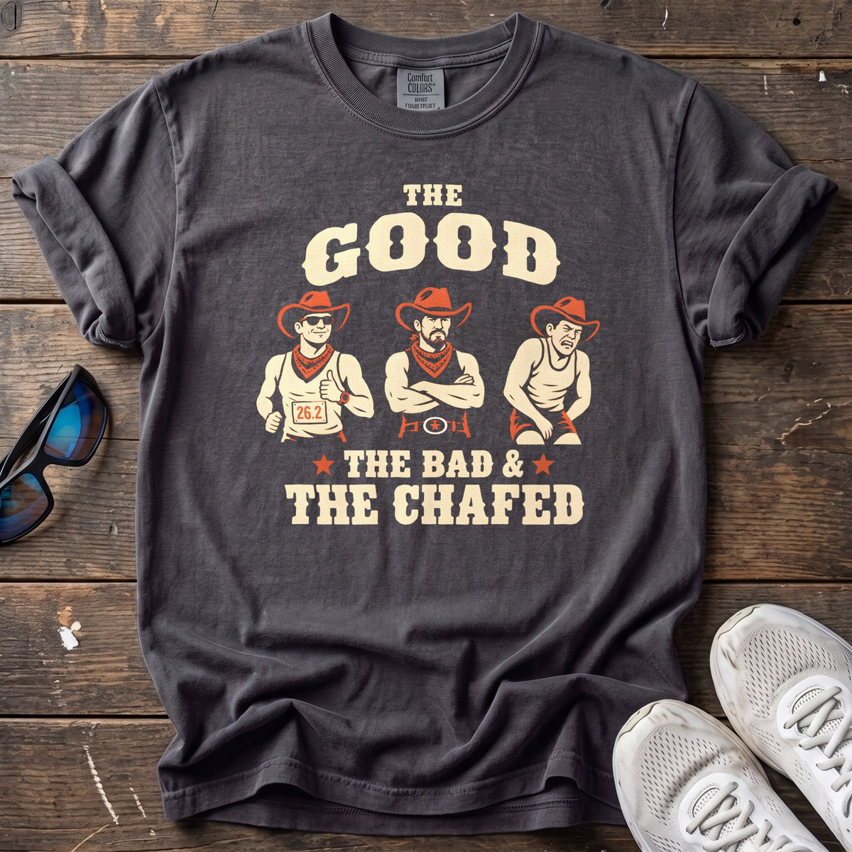 The Good the Bad & the Chafed Tee — Graphite