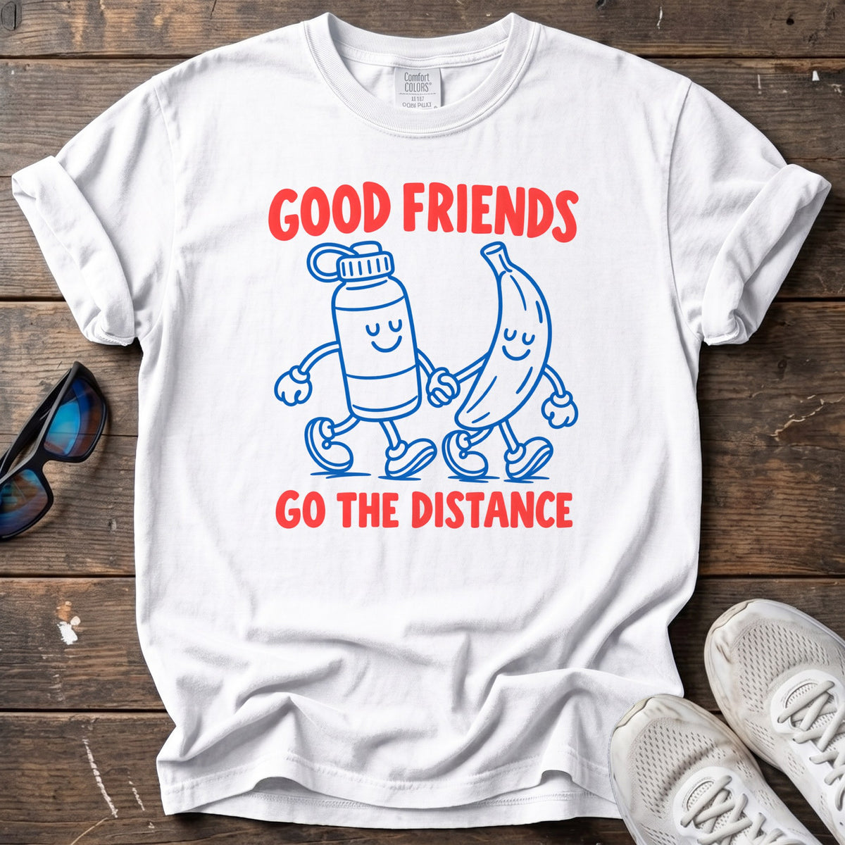 Good Friends Tee — White