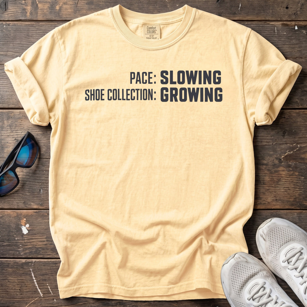 Growing Shoe Collection Tee — Butter
