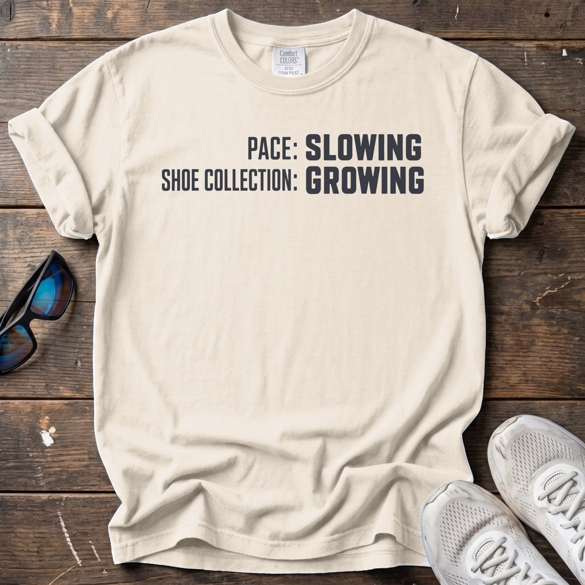 Growing Shoe Collection Tee — Ivory