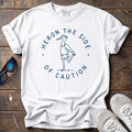 Heron Caution Tee — White