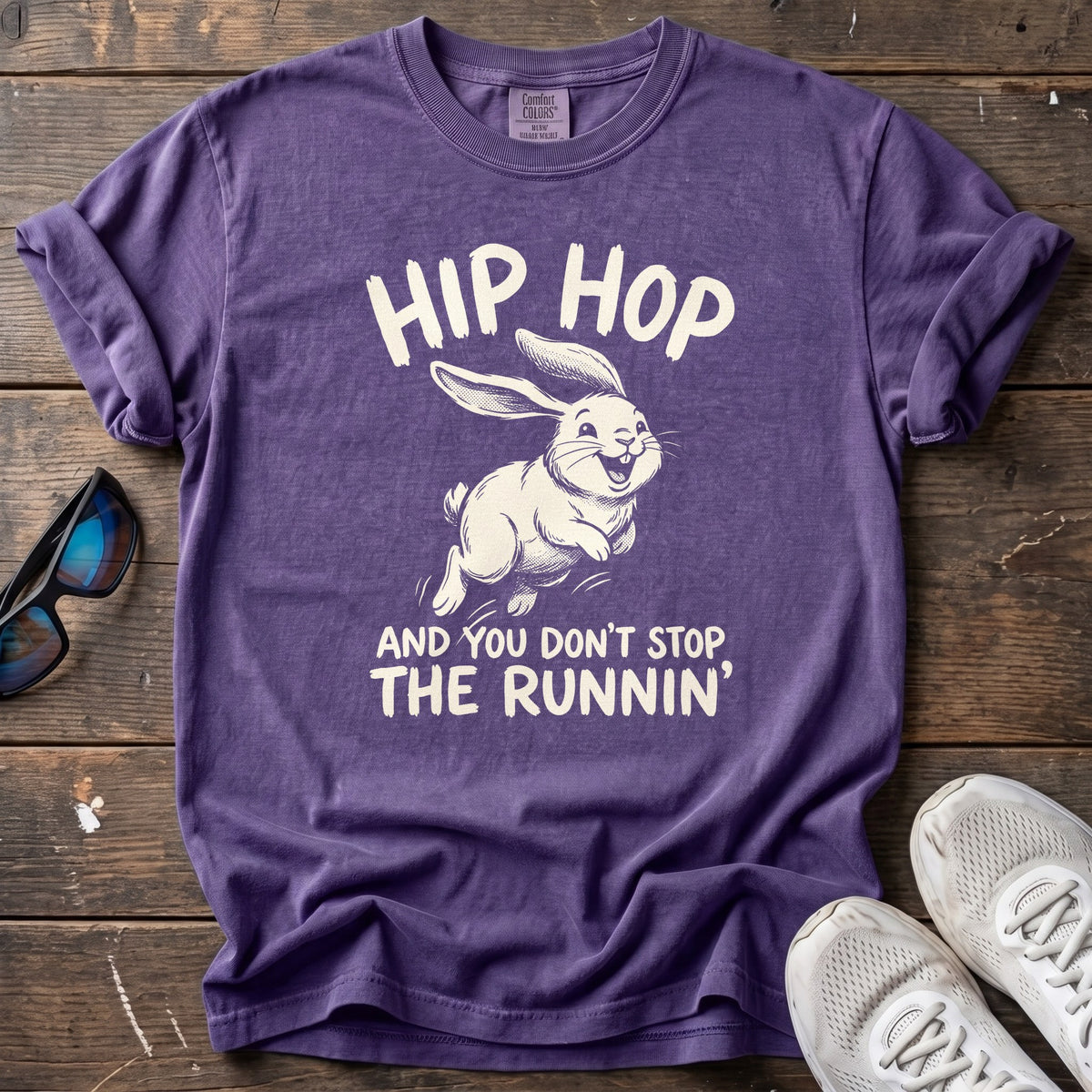 Runner's Delight Tee — Grape