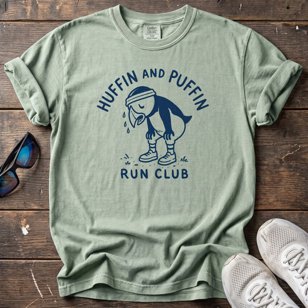 Huffin and Puffin Tee — Bay