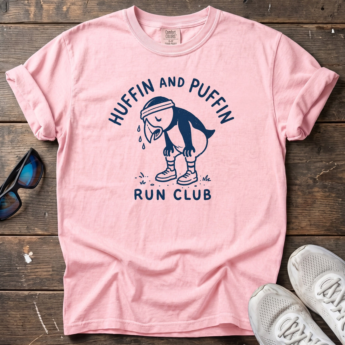Huffin and Puffin Tee — Blossom