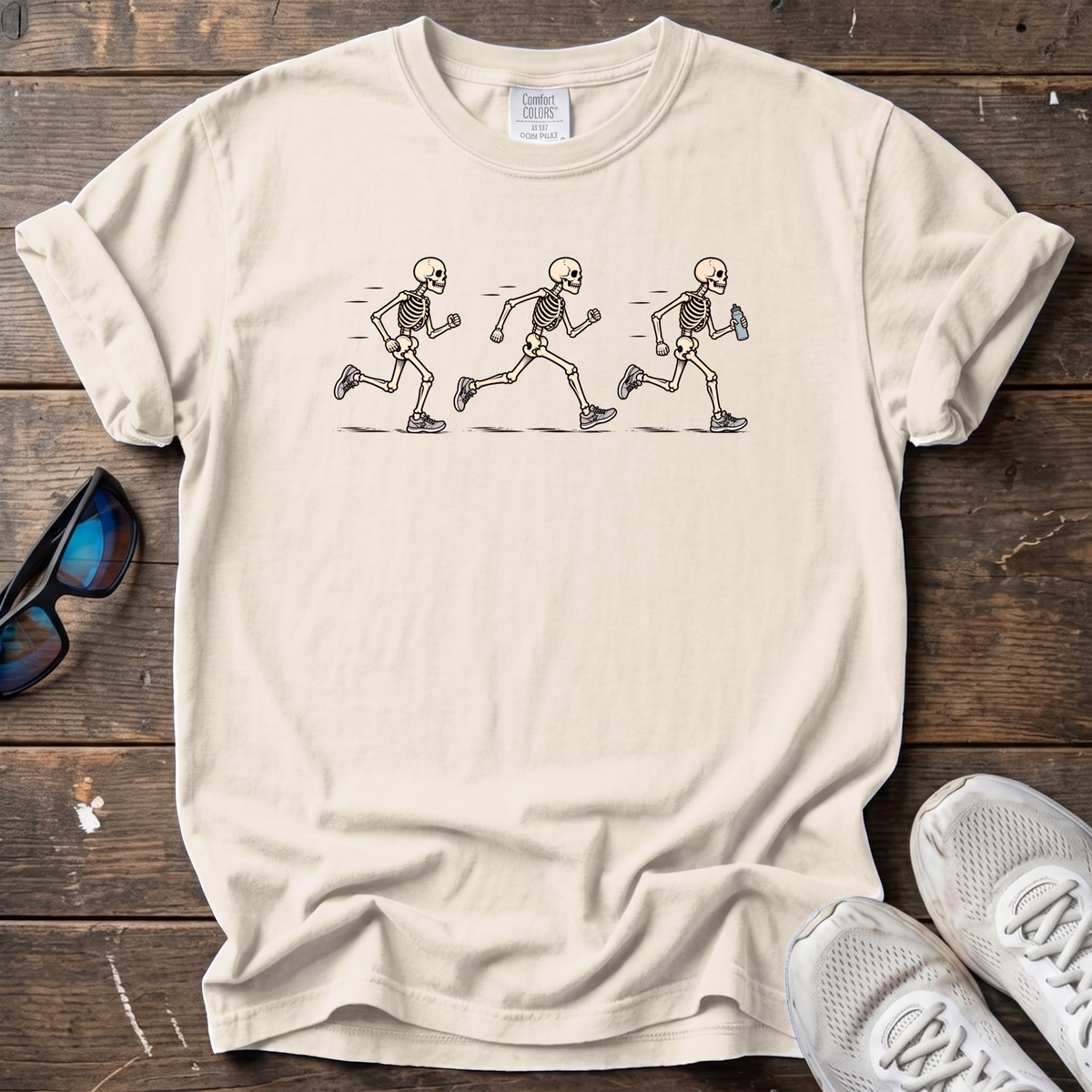 Hydrate or Die Tee — Ivory