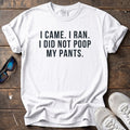 I Did Not Poop My Pants Tee — White
