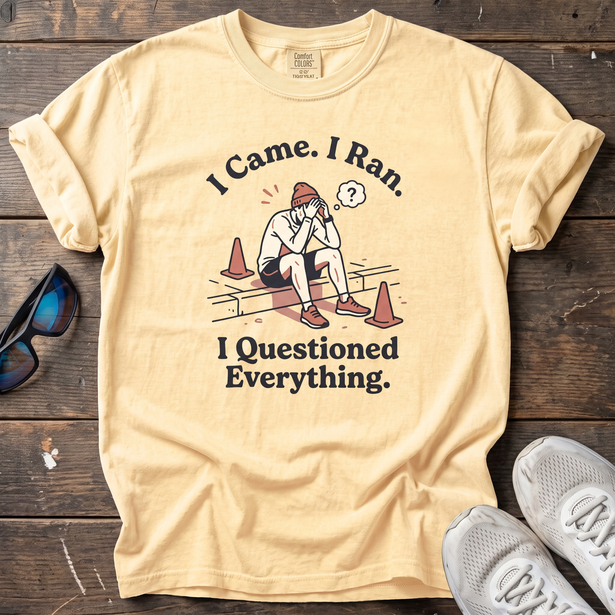 I Questioned Everything Tee — Butter