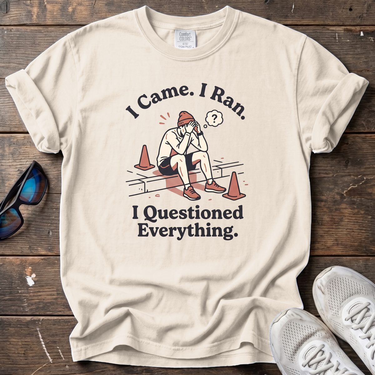 I Questioned Everything Tee — Ivory