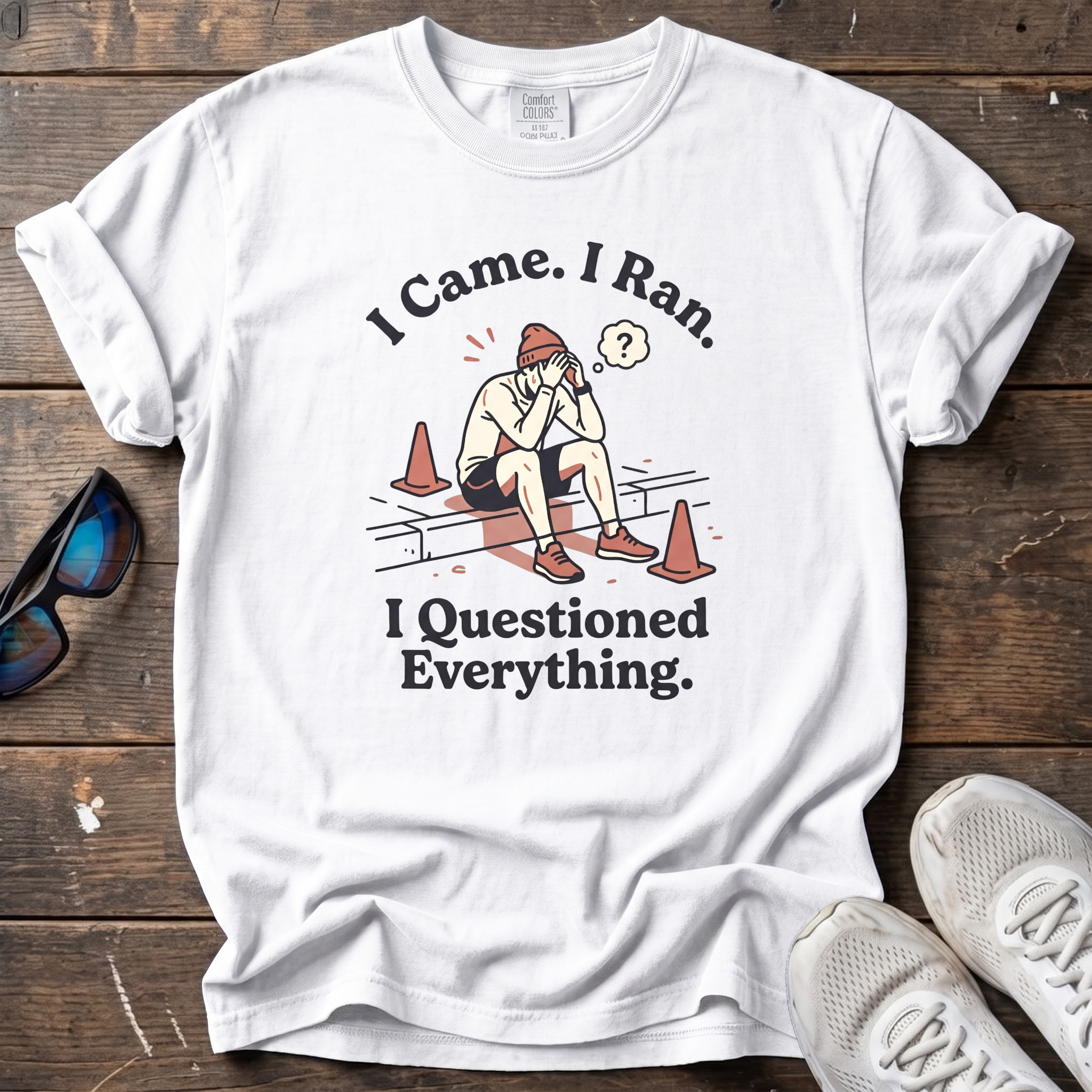 I Questioned Everything Tee — White