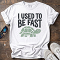 I Used to Be Fast Tee — White