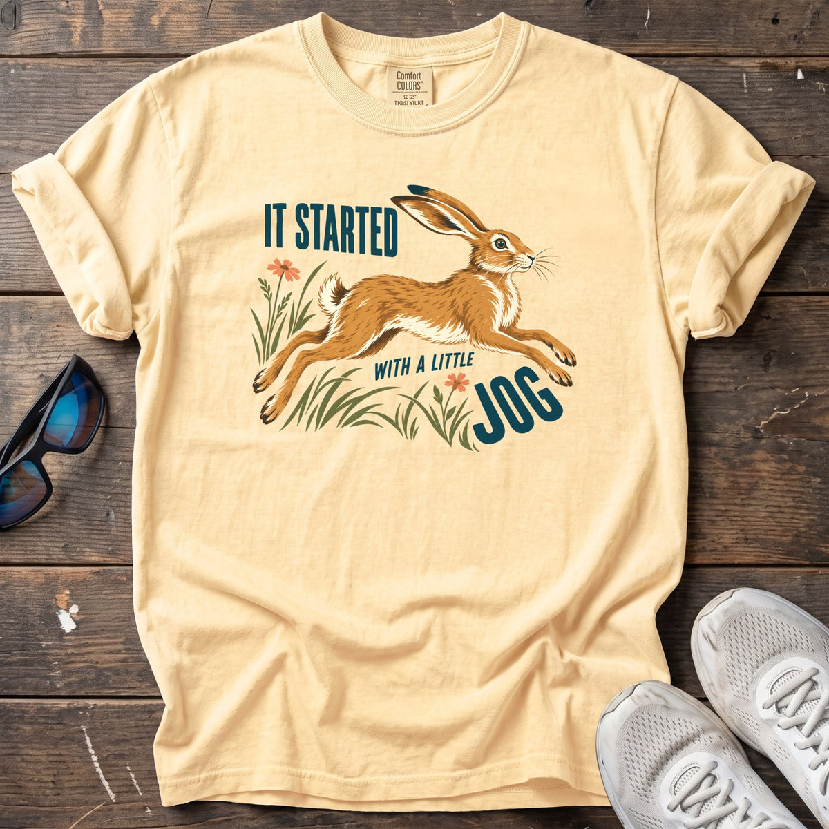 It Started With a Jog Tee — Butter