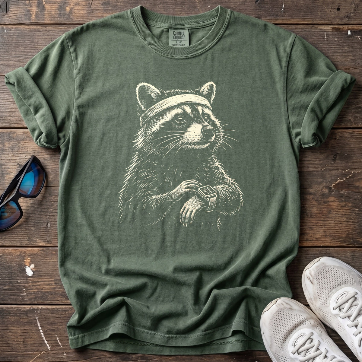 Night Shift Tee — Moss