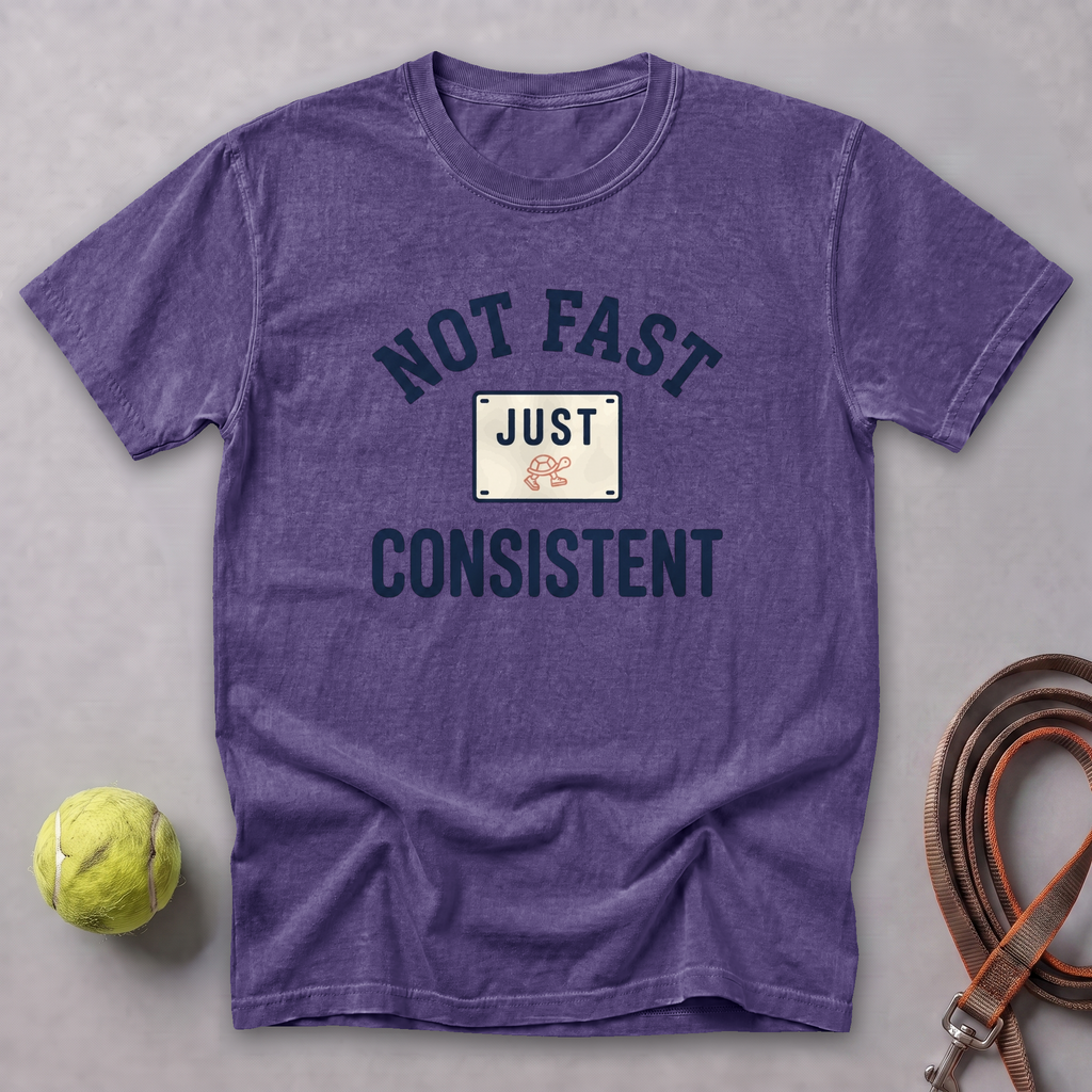 Just Consistent Bib Tee — Grape
