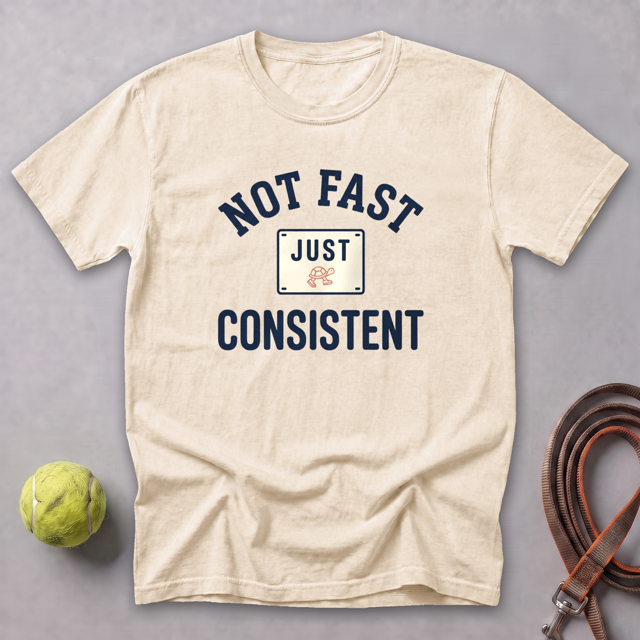 Just Consistent Bib Tee — Ivory