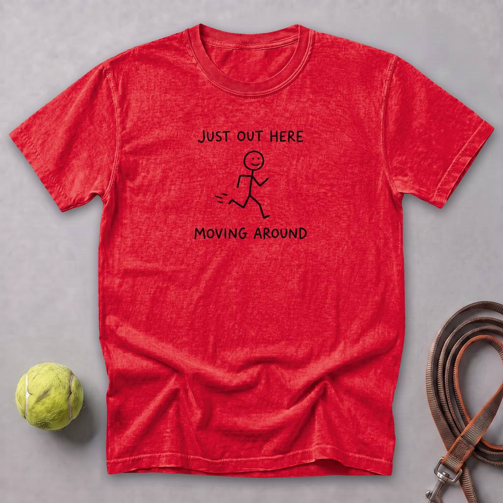 Just Out Here Moving Around — Red