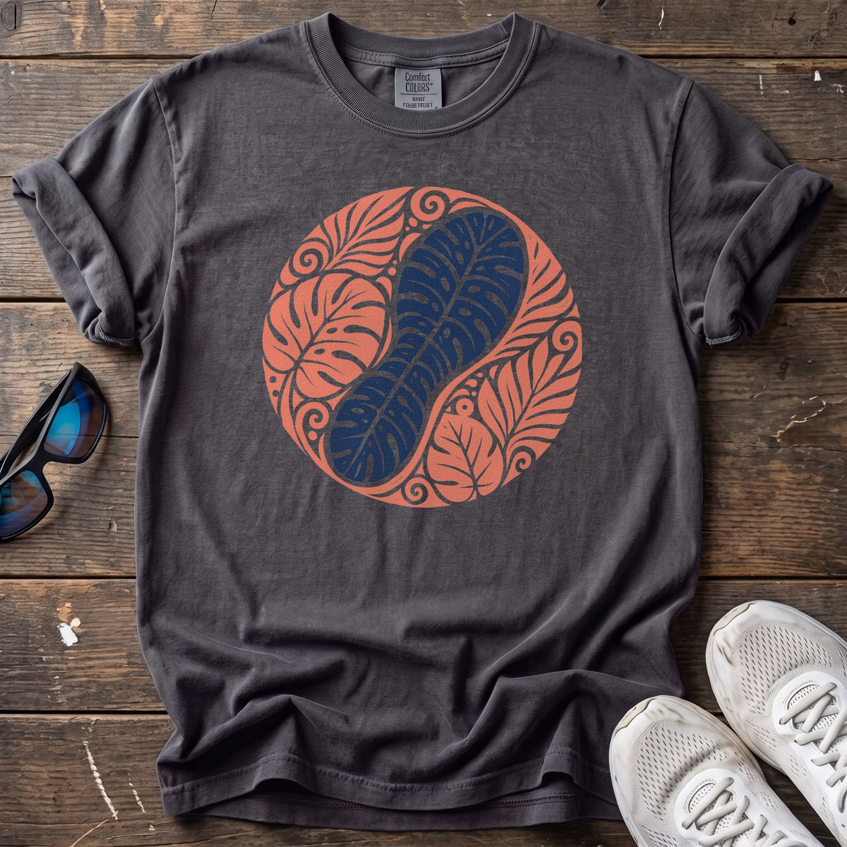 Leave Only Footprints Tee — Graphite