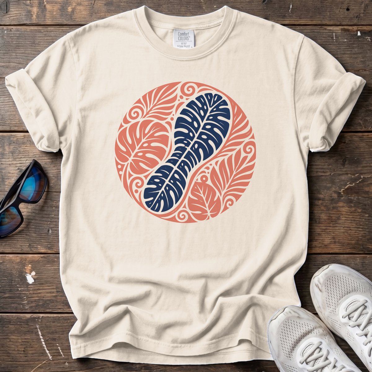 Leave Only Footprints Tee — Ivory