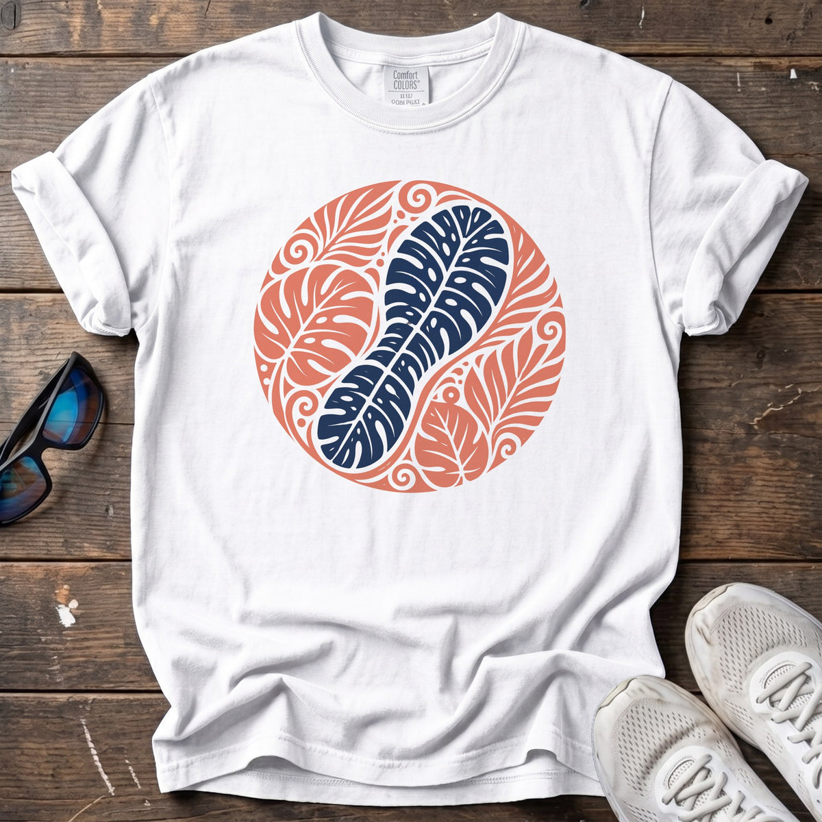 Leave Only Footprints Tee — White