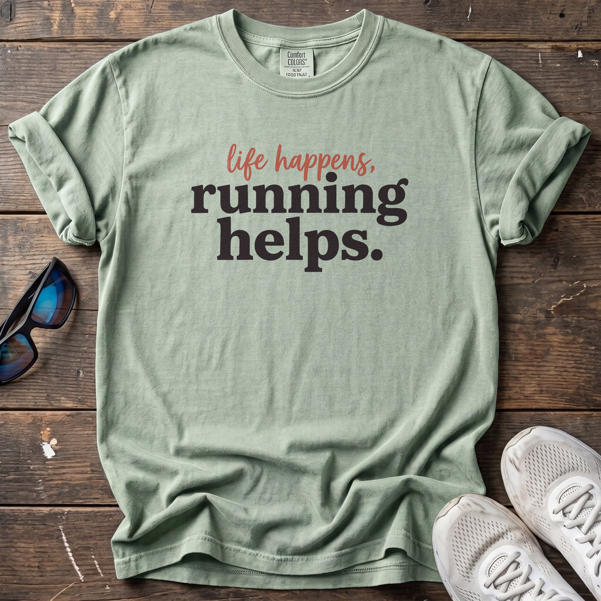 Life Happens Tee — Bay