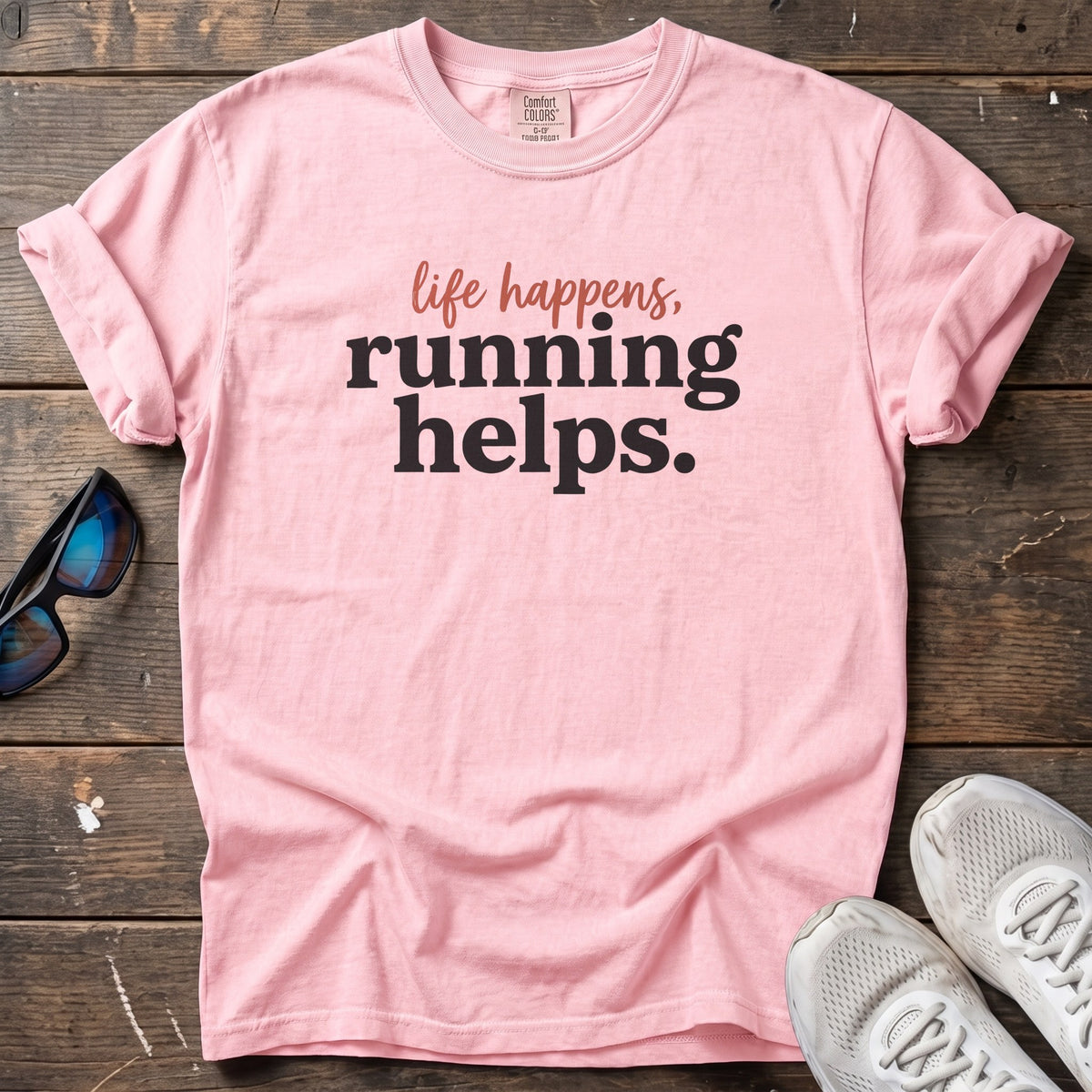 Life Happens Tee — Blossom
