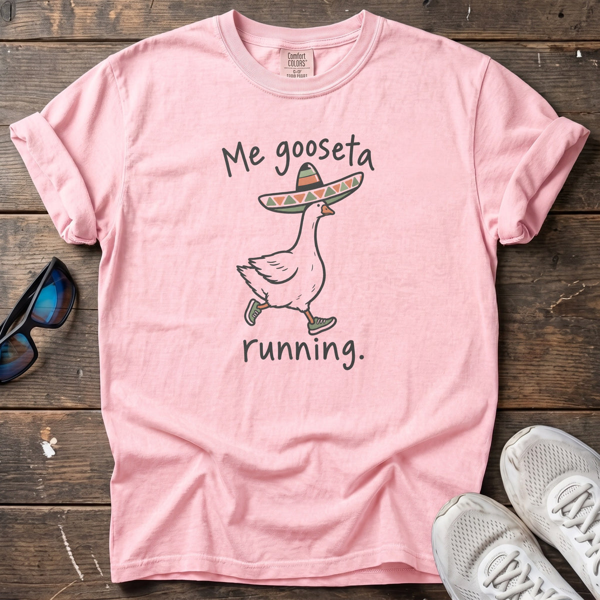 Me Gooseta Running Tee — Blossom