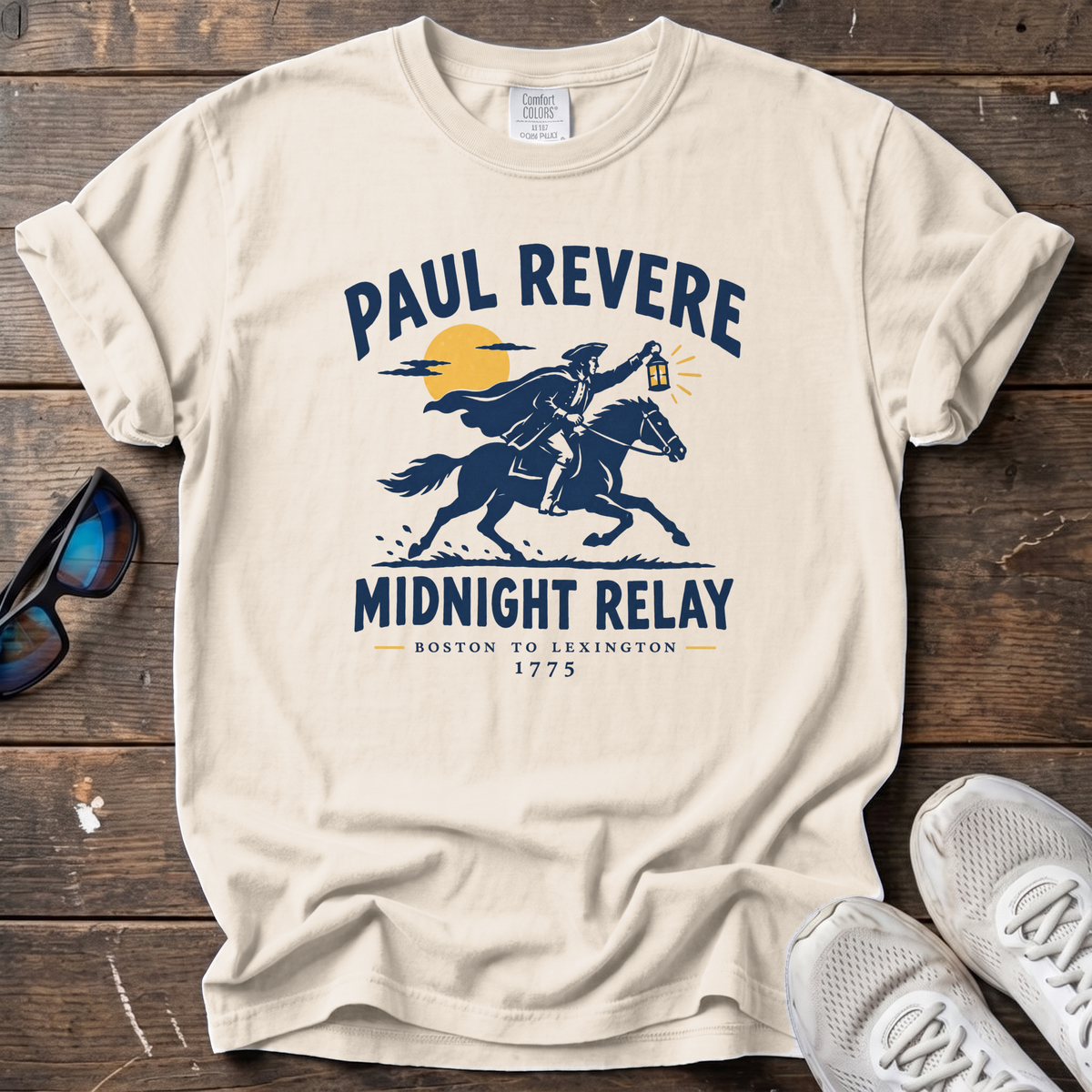 Midnight Relay Tee — Ivory