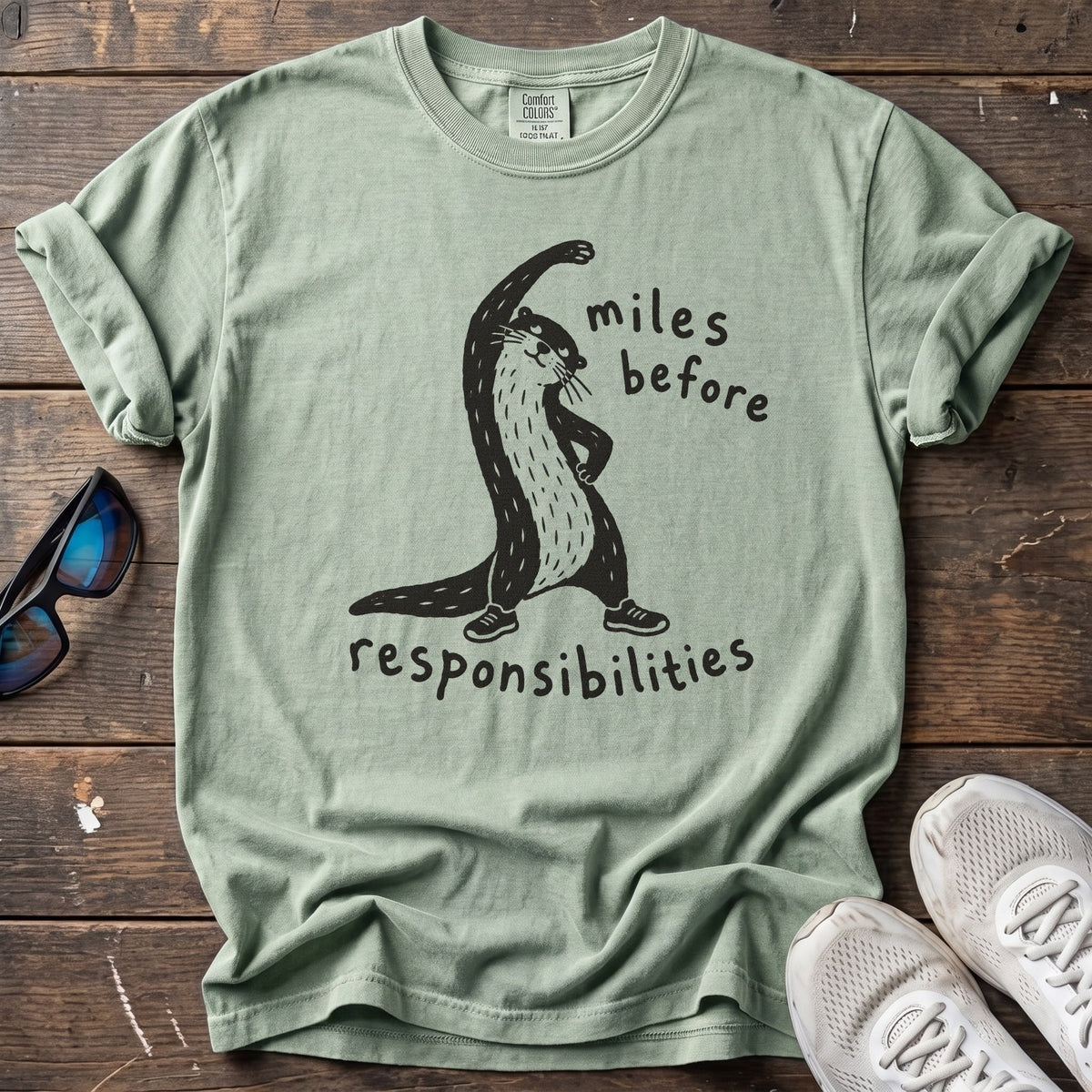Miles Before Responsibilities Tee — Bay