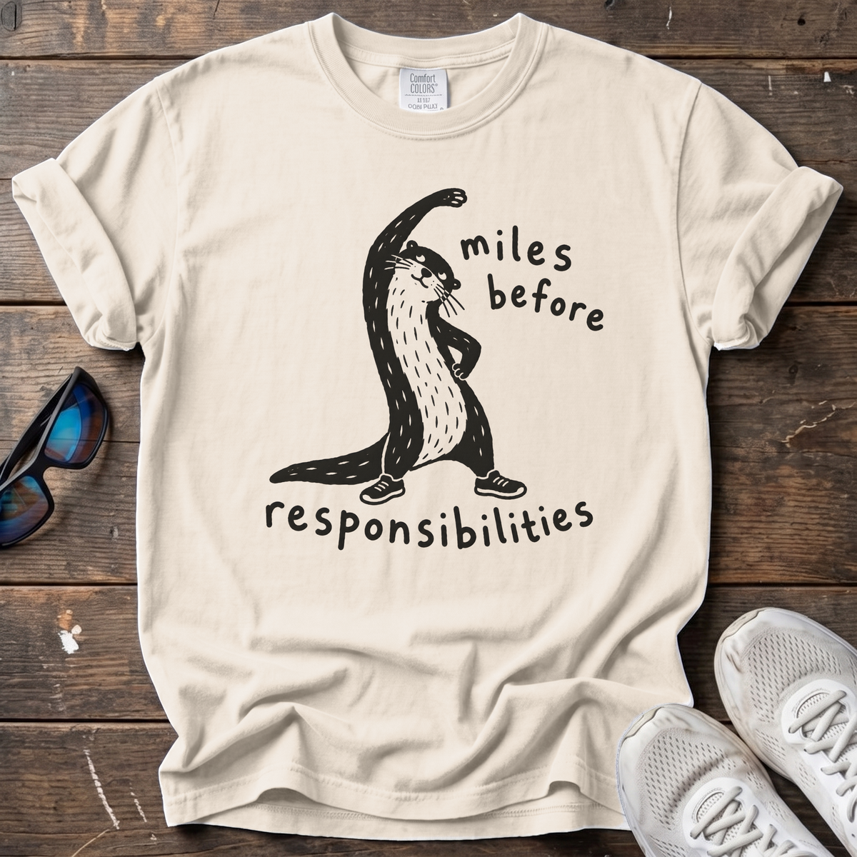 Miles Before Responsibilities Tee — Ivory