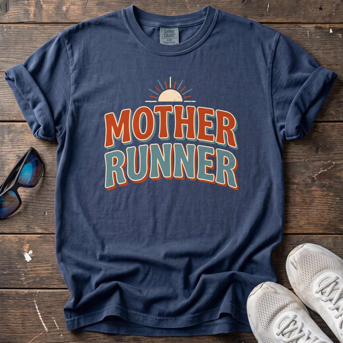 Mother Runner Tee — True Navy