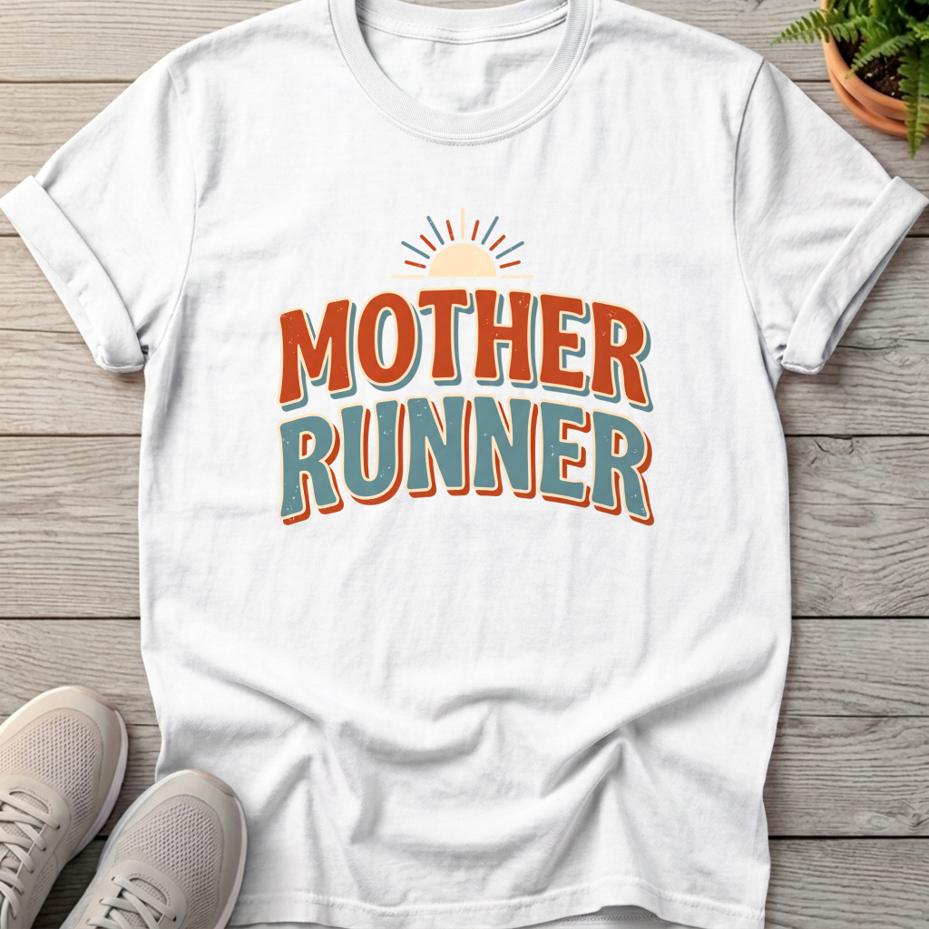 Mother Runner Tee — White