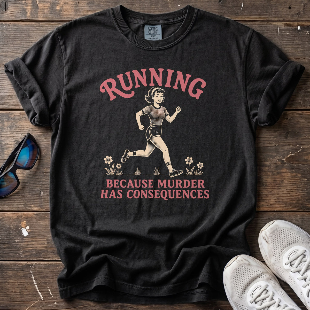 Murder Has Consequences Tee — Black