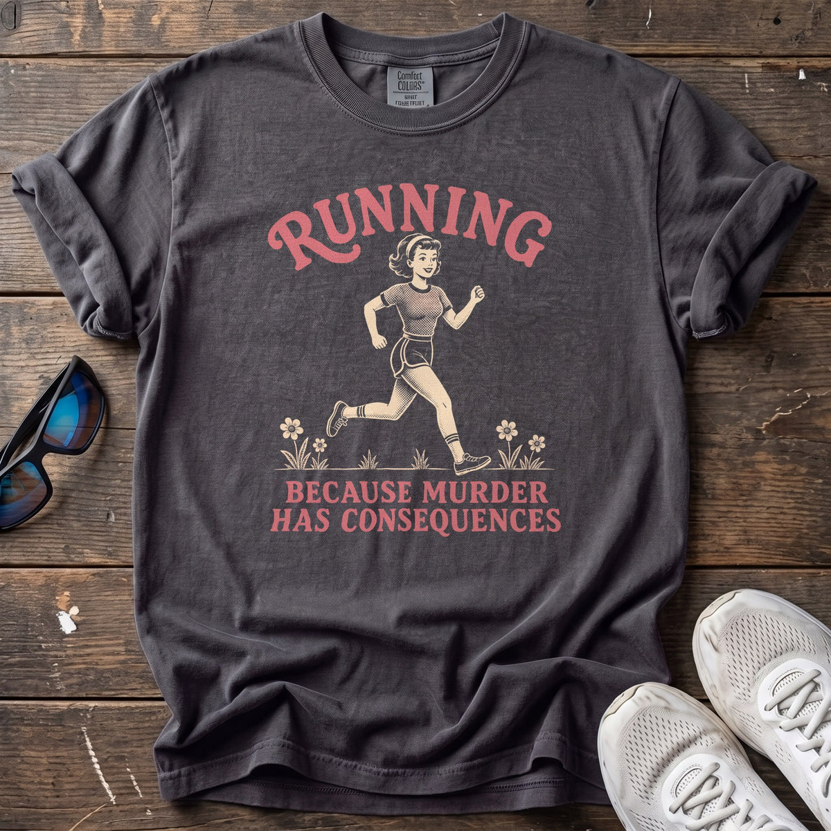 Murder Has Consequences Tee — Graphite