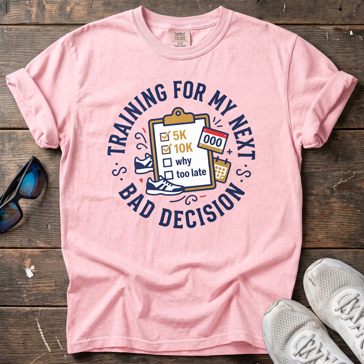 Next Bad Decision Tee — Blossom