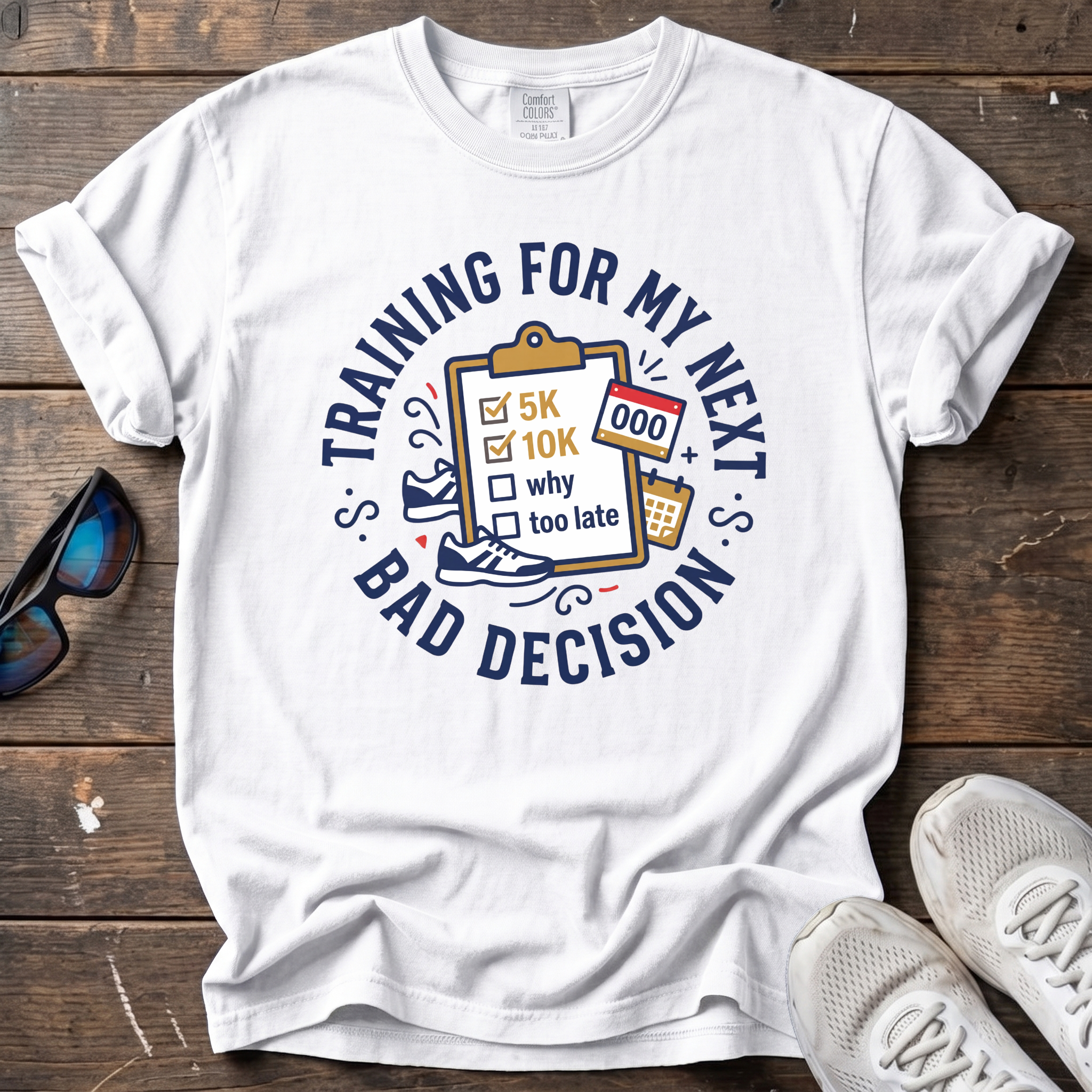 Next Bad Decision Tee — White