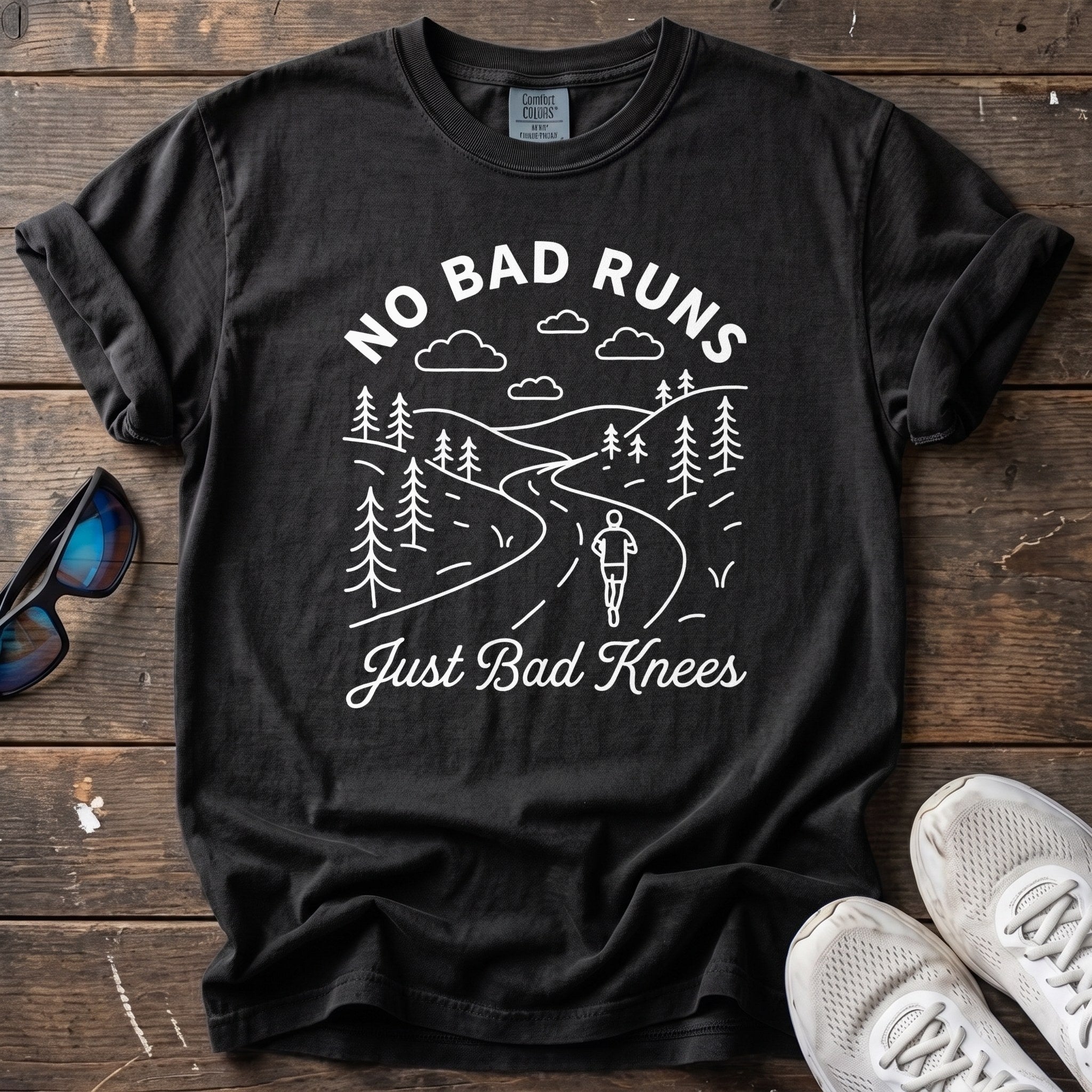 Bad Knees Tee — Black