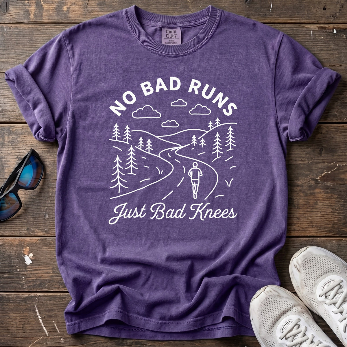 Bad Knees Tee — Grape