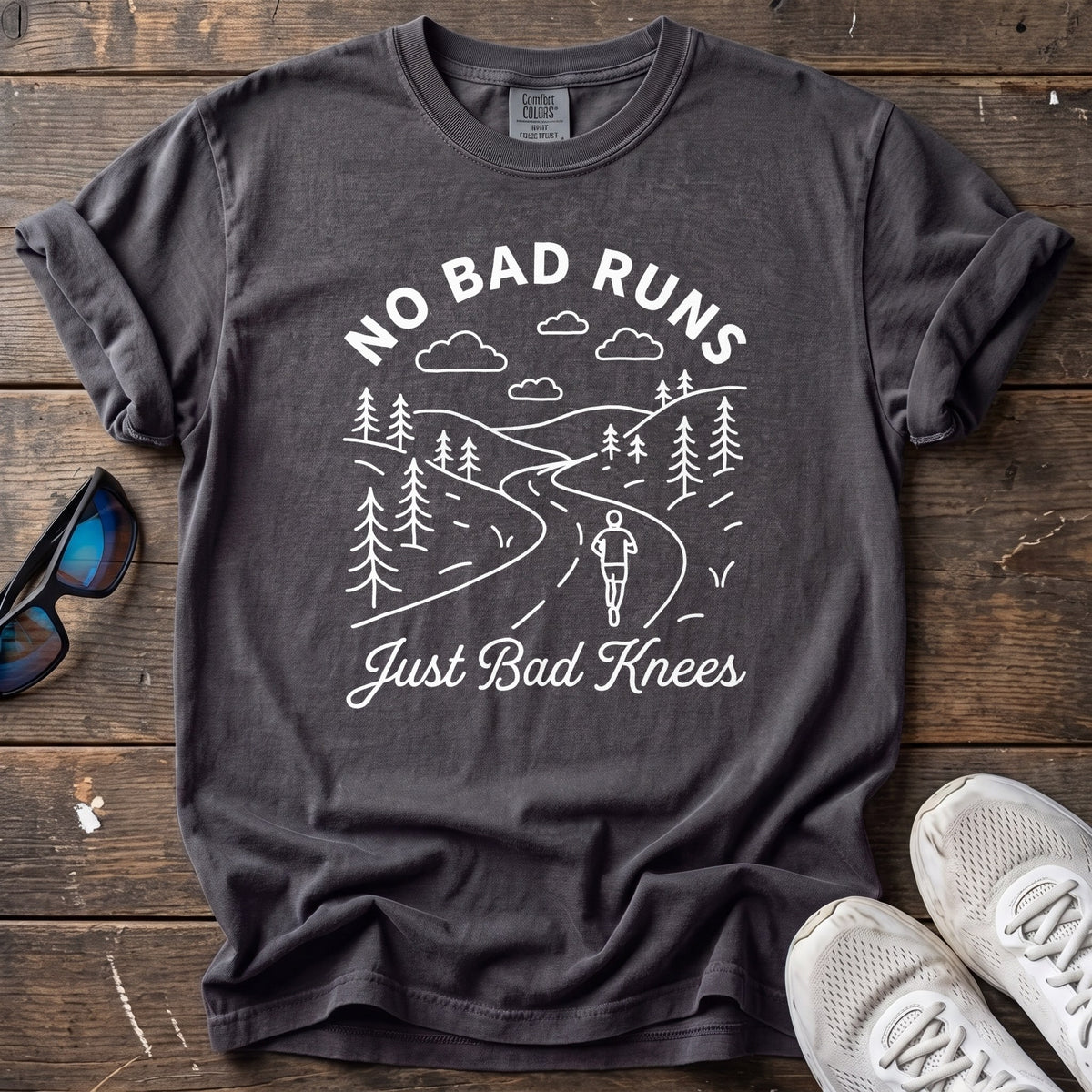 Bad Knees Tee — Graphite